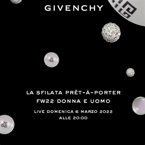 sfilata givenchy oggi|La sfilata di Givenchy in diretta streaming .